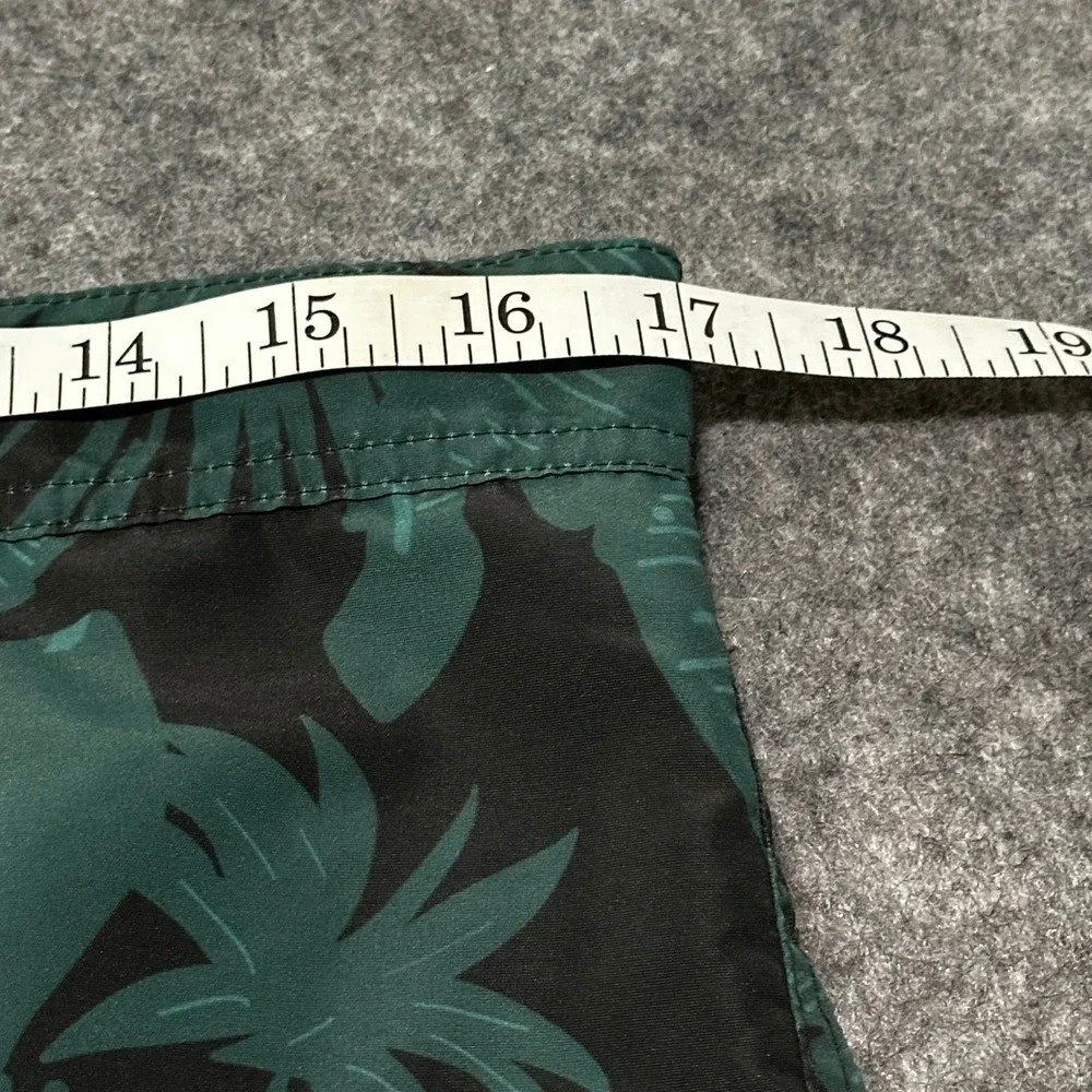 Bather Swim Trunks Mens‎ 32 Tropical Palm Leaf Board Shorts Pocket Huckberry